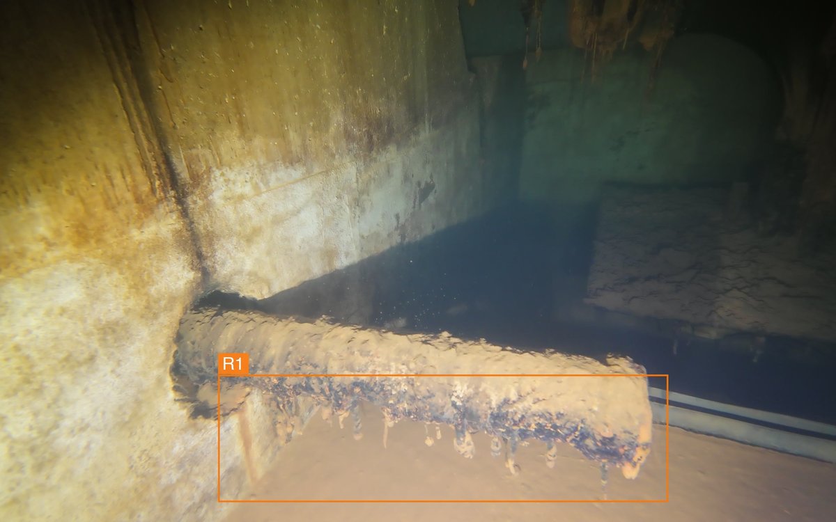 Betontank · 18 Jahre, Ostwestfalen: Unterwasseraufnahme aus unserer Inspektion