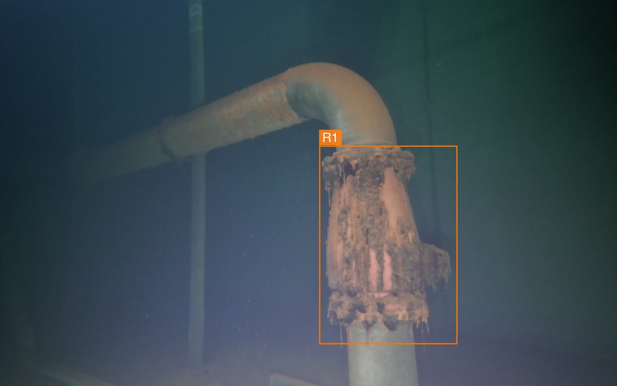 Betontank, Raum Bielefeld: Unterwasseraufnahme aus unserer Inspektion